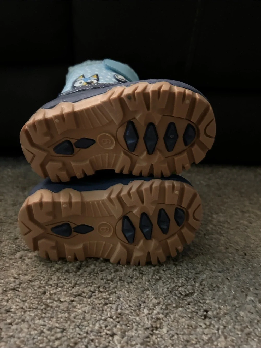 Blueey Kids Winter Boots with fleecy lining. Rated for -20C.